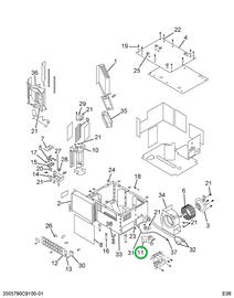 2501250C1 COVER HEATER CONDUIT