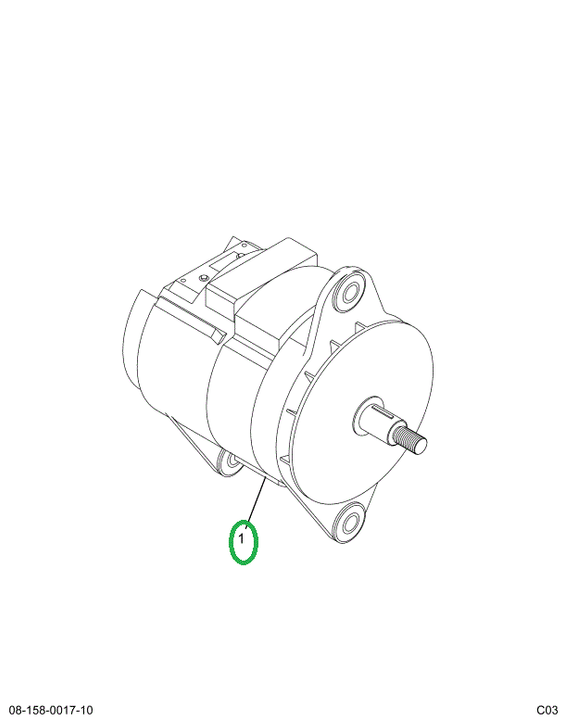 2501376C91 Rectifier, Alternator