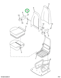 2501473C91 INSERT,KIT SEAT ARMREST INSERT