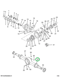 2501769C1 Housing, Axle, Rear