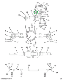 2501775C1 SEAL OIL FRT AXLE SHAFT