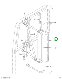 2502172C91 HEAD MIR HTD & MTRZD RH