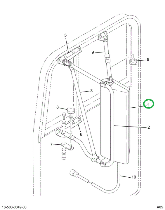 2502172C91 HEAD MIR HTD & MTRZD RH