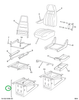 2502306C1 Base, Seat, Driver, Swivel