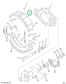 2502419C91 Bracket, Camshaft And Chamber,