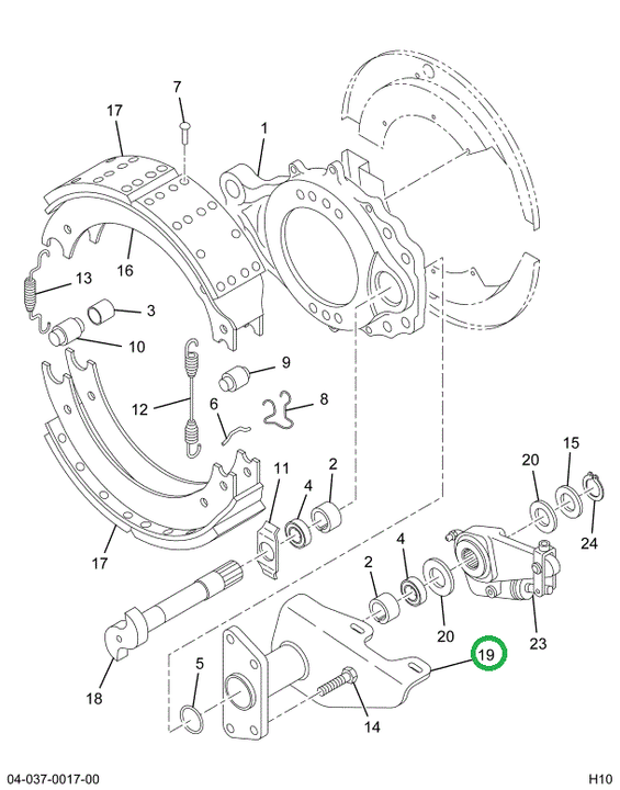 2502436C91 BRACKET BRK CAMSHAFT & CHAMBER