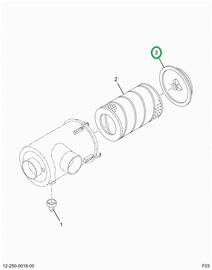 2502509C1 COVER AIR CLEANER