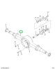 2502533C1 Housing, Axle, Forward/rear, 1