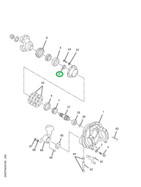 2502731C1 Spacer, Pinion Bearing .244