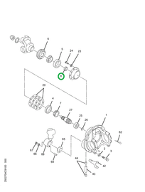 2502735C1 Spacer, Pinion Bearing .268