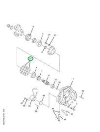 2502737C1 Shim, Bearing Cage Pinion Gear