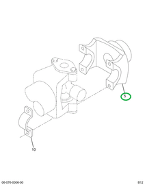 2502780C91 Flange, Trunnion, Replaces Etn