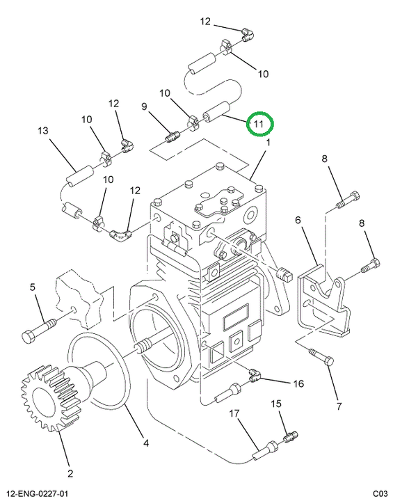 2503068C1 HOSE HTR BULK 1/2 ID X 27/32