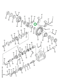 2503470C91 Carrier, Differential W/bearin
