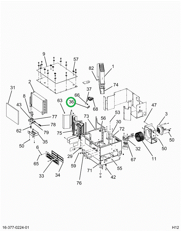 2503730C1 LEVER BLEND DOOR