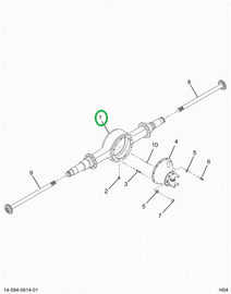 2503769C1 Housing, Axle Rear