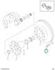 2503848C1 BOLT ROTOR MTG*9/16-12X2-1/2