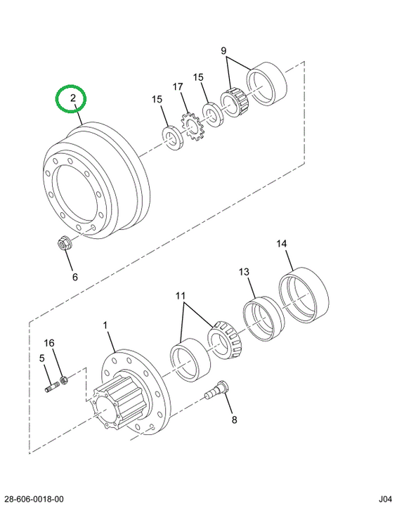 2503855C1 Drum, Brake 16 1/2 X 7