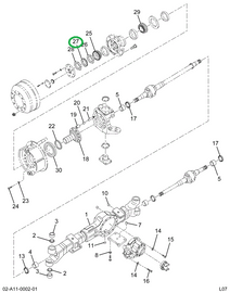 2504132C1 LOCK WHEEL BRG ADJ NUT