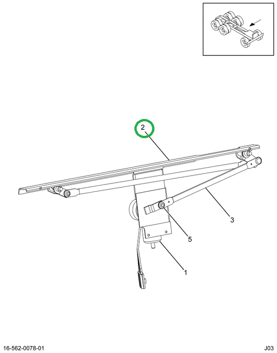 2504146C91 BRACKET W/S WIPER MTR MTG