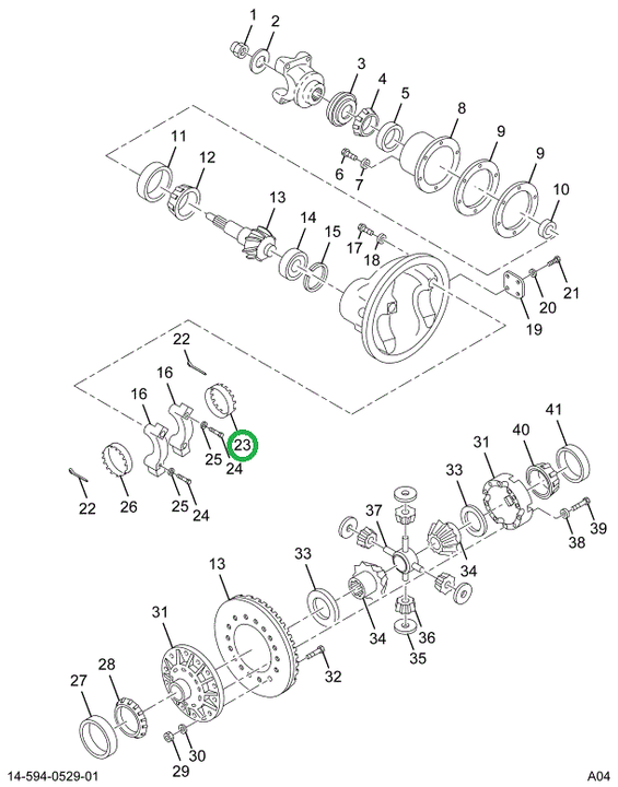 2504323C1 ADJUSTER DIFF RT