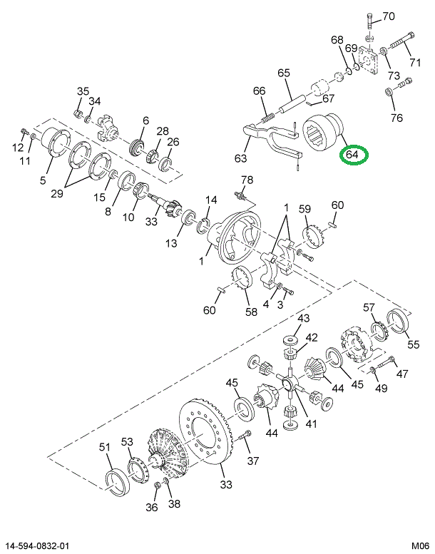 2504327C1 COLLAR SHIFT CLUTCH 35T O.D.