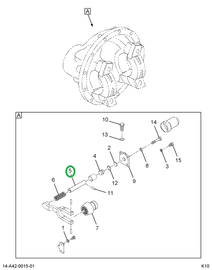 2504328C1 SHAFT SHIFT FORK DIFF LOCK