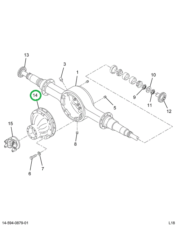 2504378C91 DIFFERENTIAL RR 5.29 14ERG