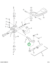 2504541C1 Arm, Right Steering
