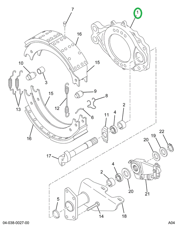 2504736C91 SPIDER BRAKE