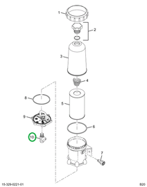 2504857C1 VALVE DRAIN 1/2
