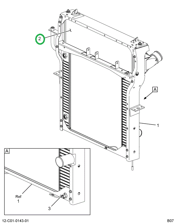 2504904C1 COOLER CHARGE AIR