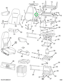 2505006C1 BRACKET SEAT RECLINE LIMITING