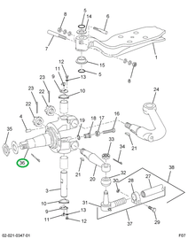 2505033C91 Knuckle, Steering, Rh, W/ Bush