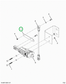 2505184C1 LEVER LEVELING VALVE (ARM)