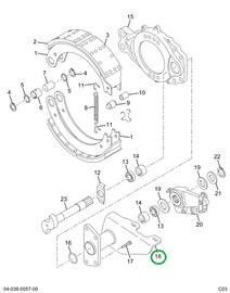 2505246C91 BRACKET BRK CAMSHAFT & CHAMBER
