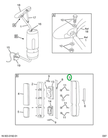 2505294C1 COVER MIR BACK BLK RH