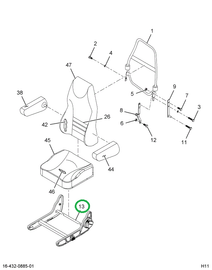 2505378C1 FRAME SEAT LOWER