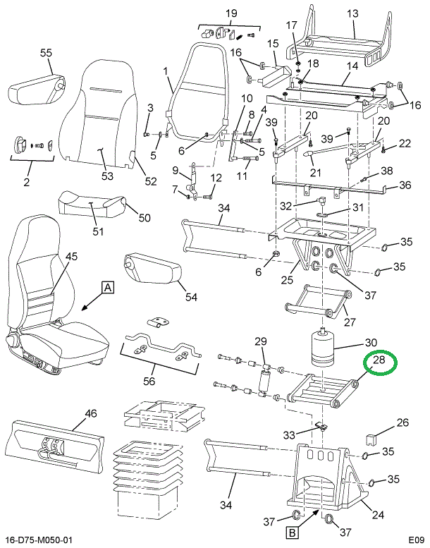 2505386C91 ARM ASSY LWR F/LTD UP-STOP