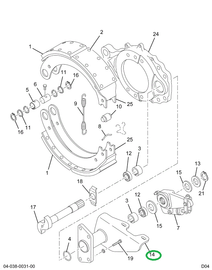 2505391C91 Bracket, Camshaft And Chamber,