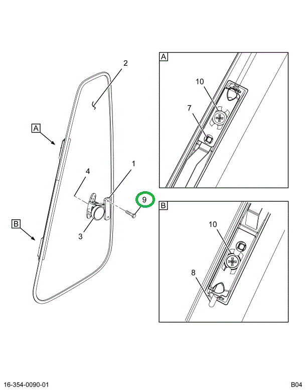 2505428C1 SCREW VENT WINDOW LATCH BASE