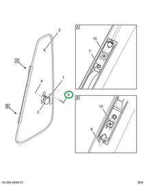 2505428C1 SCREW VENT WINDOW LATCH BASE