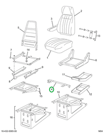 2505469C1 BRACKET SEAT BELT MTG