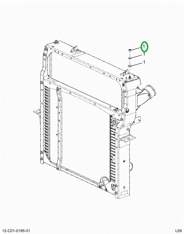 2505512C91 BRACKET,KIT CAC MTG