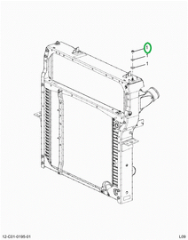 2505512C91 BRACKET,KIT CAC MTG