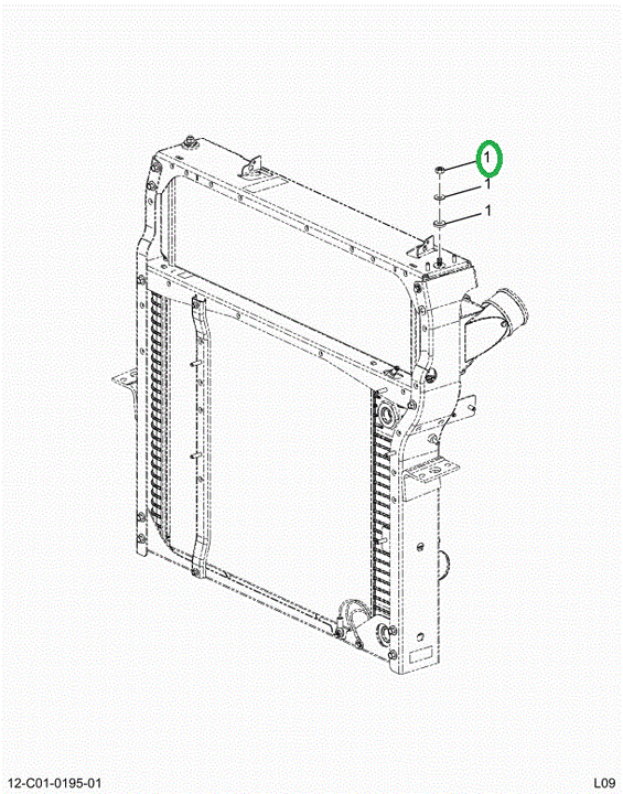 2505512C91 BRACKET,KIT CAC MTG