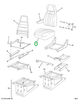 2505575C91 CUSHION SEAT BRW VN/VN