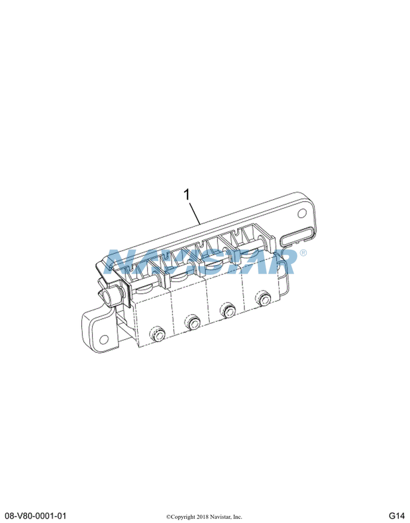 2505594C1 BASE,BRACKET  SOLENOID*FOUR PA