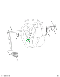 2505694C1 BUMPER PEDAL STOP