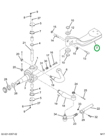2505827C1 BEAM I FRT AXLE